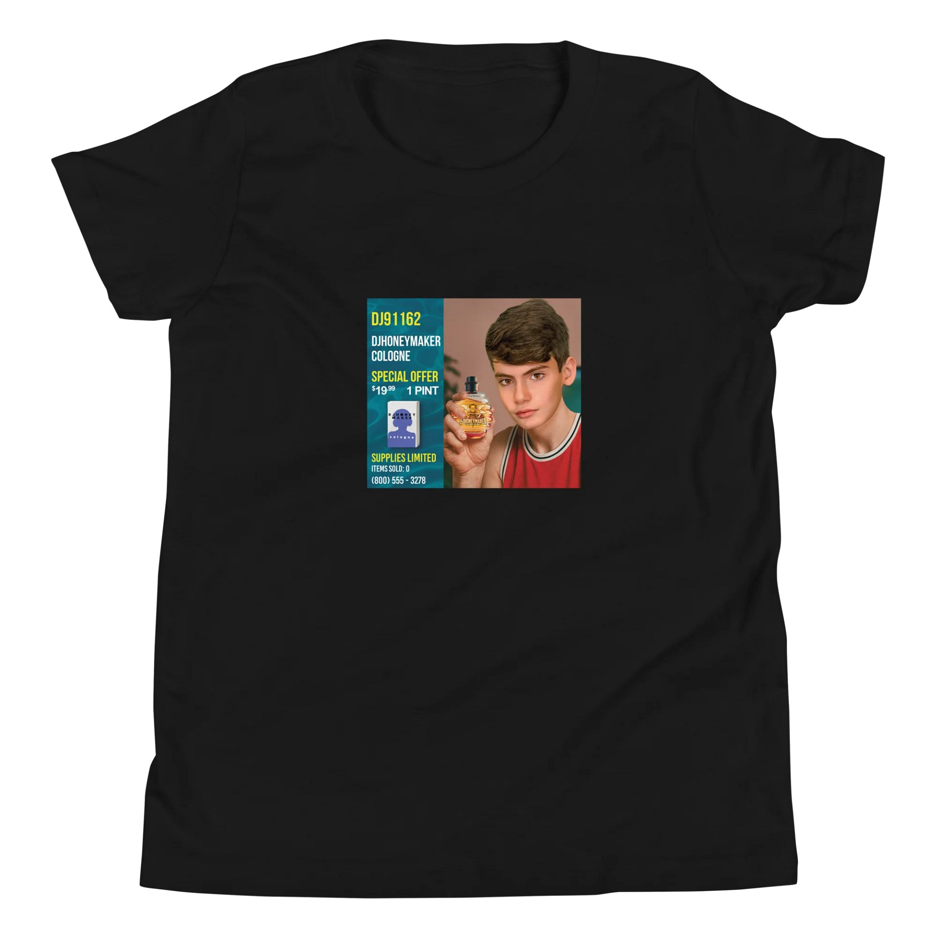 DJHoneyMaker Cologne Youth Short Sleeve T-Shirt product image (4)