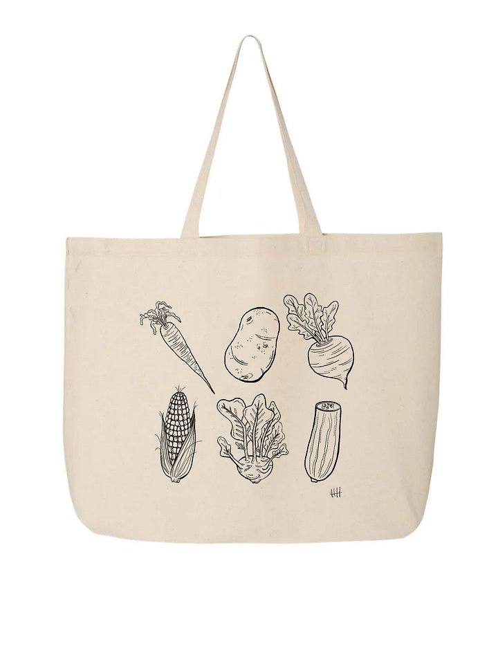 Veggie Tote - Design by Hannah Harvey product image (1)