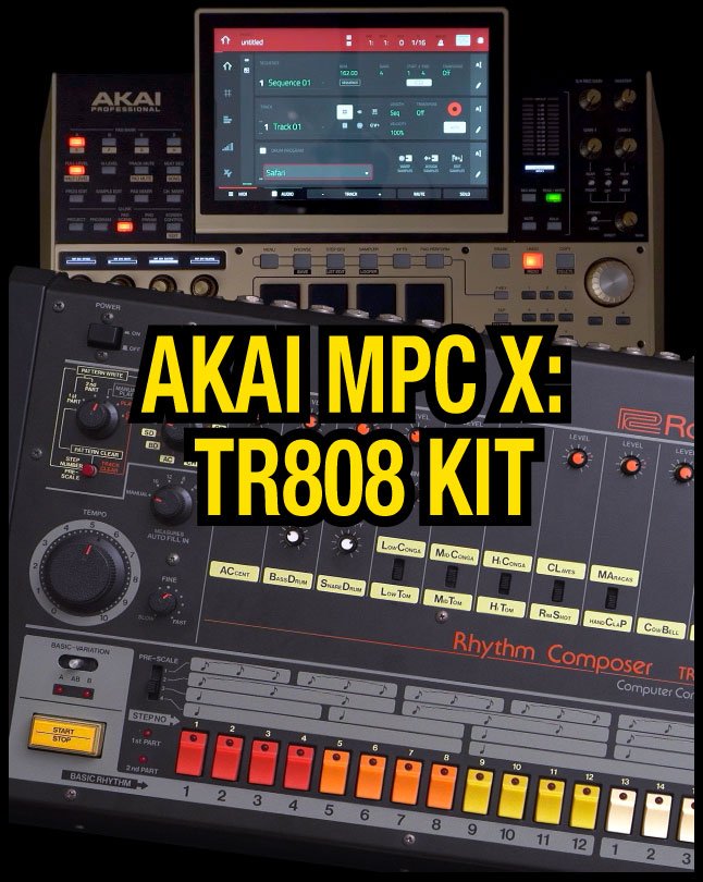 Akai MPC X: TR808 Kit product image (1)
