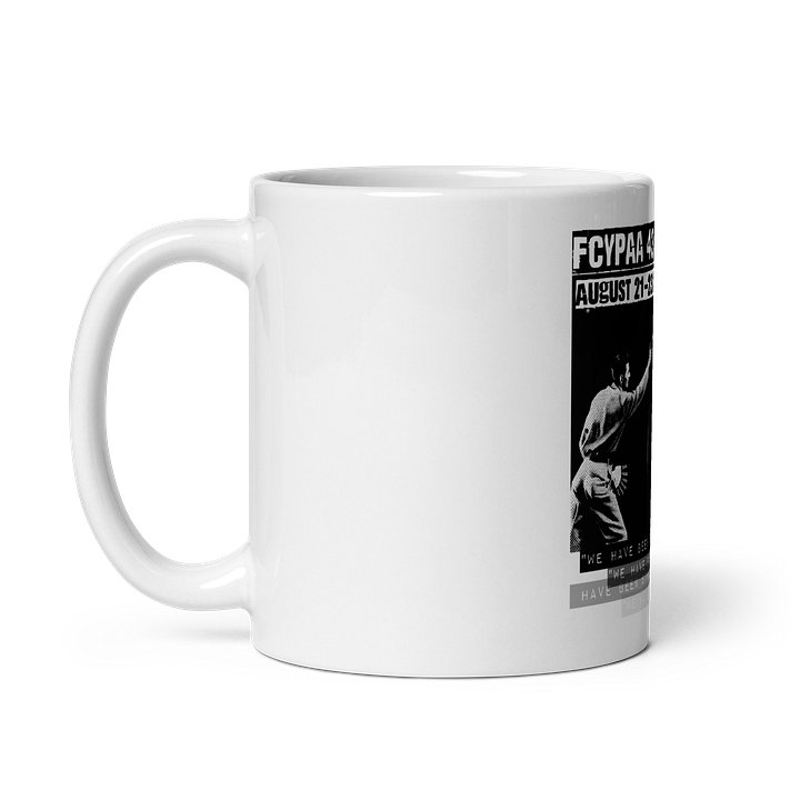 FCYPAA 43 Halftone Mug — "We Have Been Strangely Insane" product image (2)