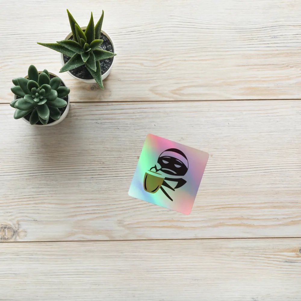 Blissful Sips Holographic Sticker Set product image (10)