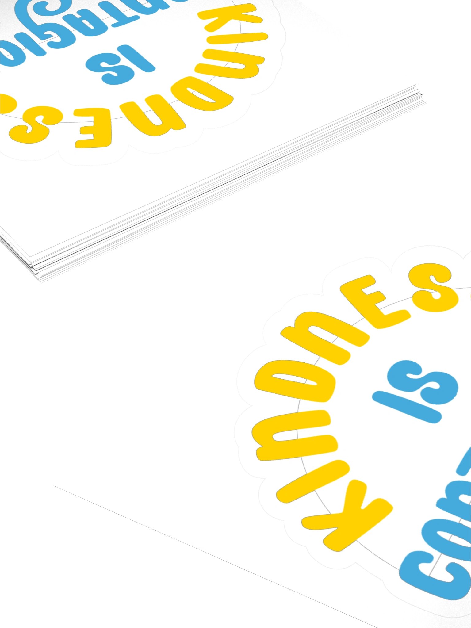 Kindness is contagious - Sticker v2 product image (4)