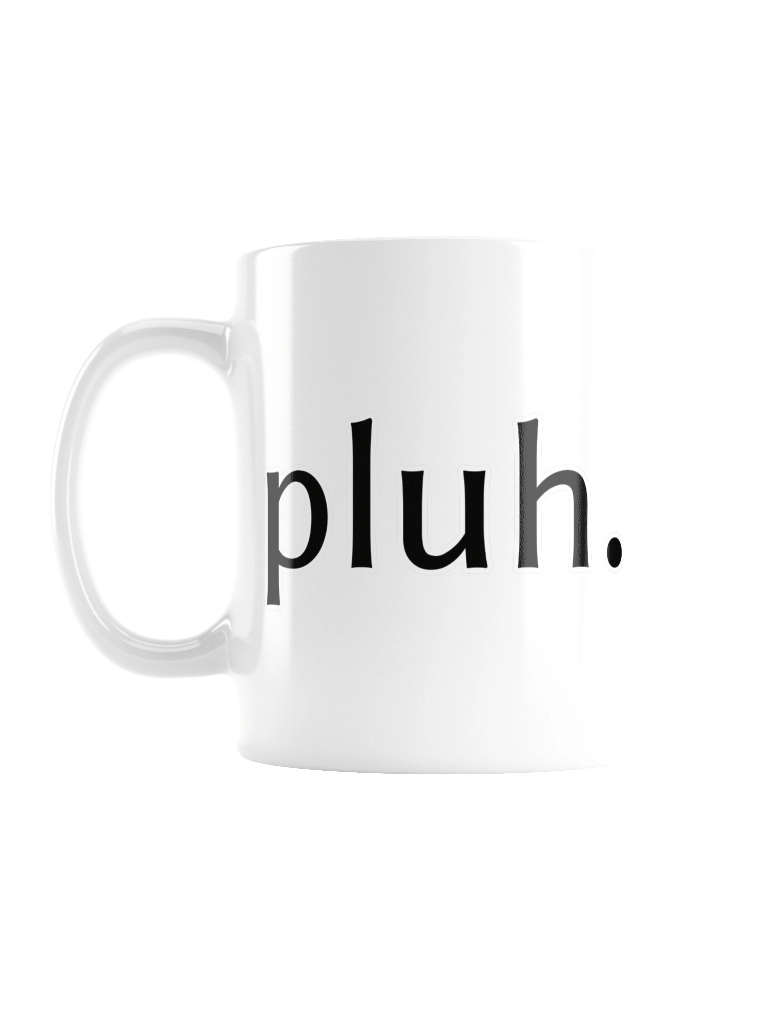 pluh. White Glossy Mug product image (1)