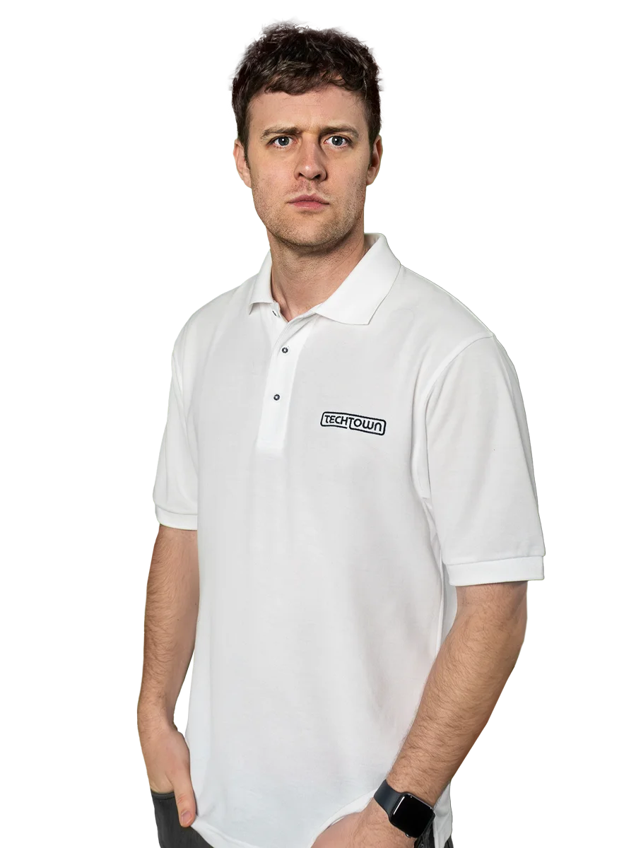 Men's TechTown Polo - Super Manager White product image (1)