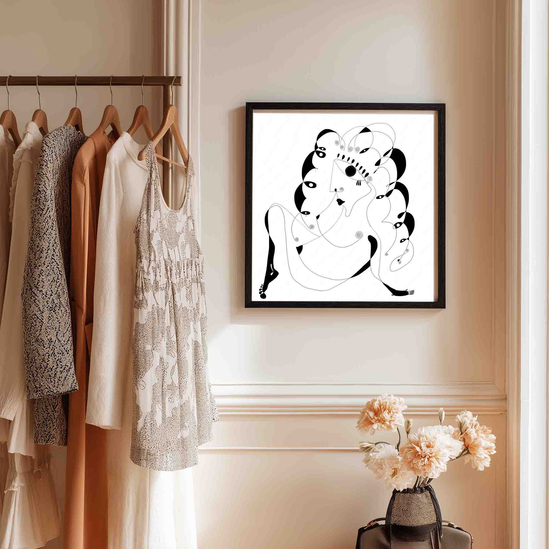 Sarah’s ready for the party (Framed Print) product image (2)