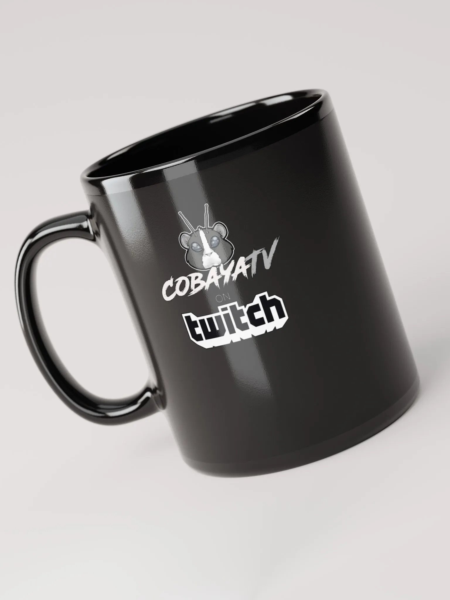 Mug CobayaTV Comic NEGRO (Multiples Medidas) product image (6)