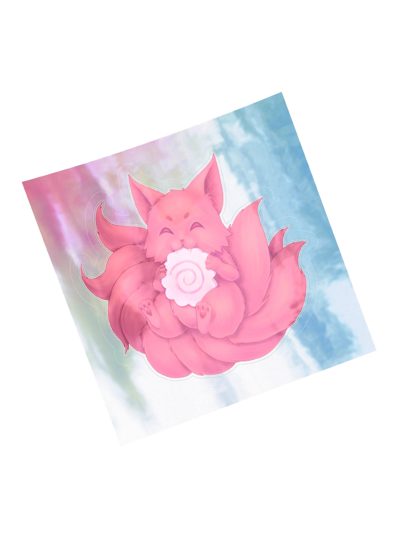 Cute Kitsune Sticker product image (13)