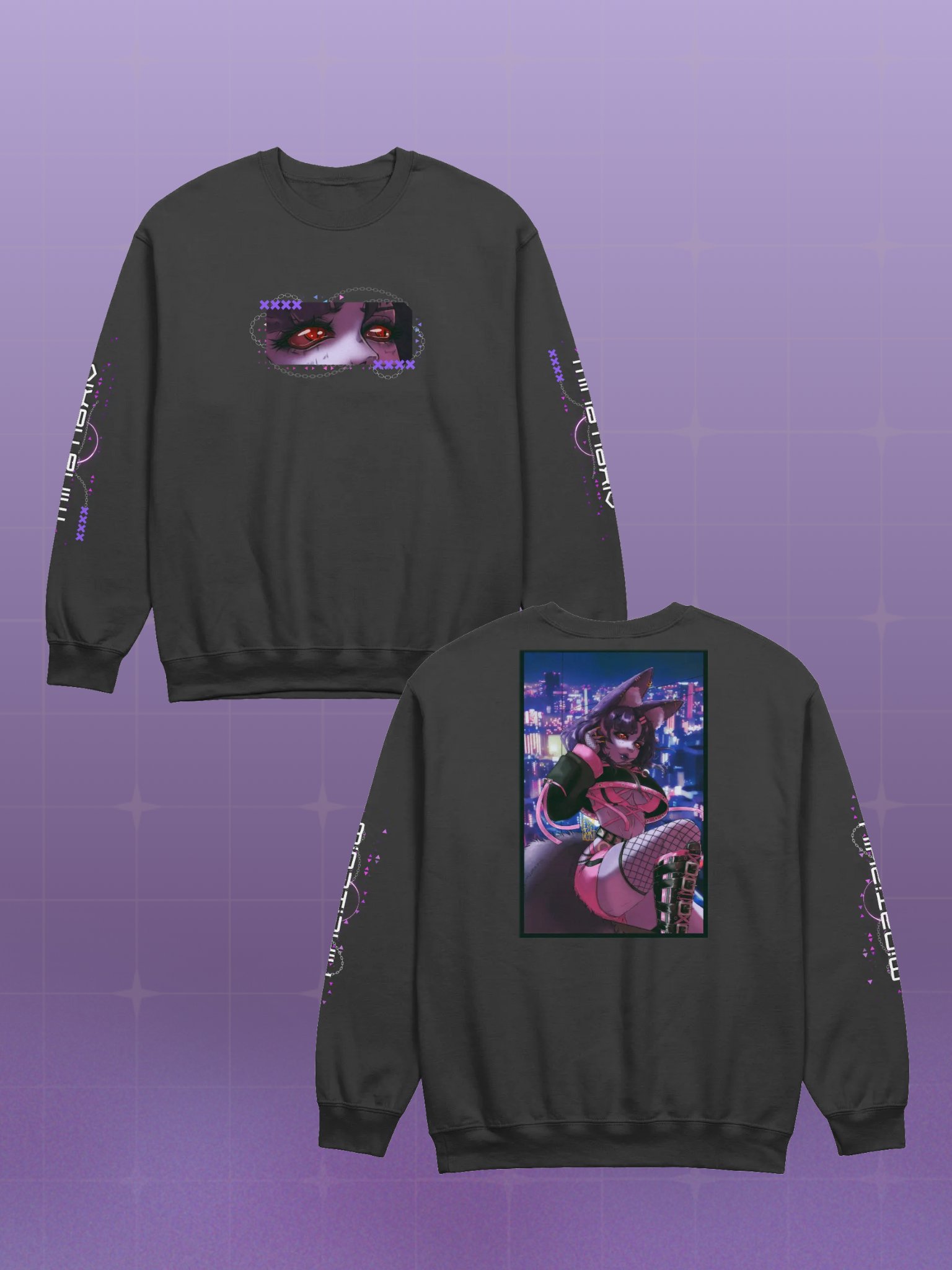 Sporty Waifu - Unisex Crewneck Sweatshirt product image (1)