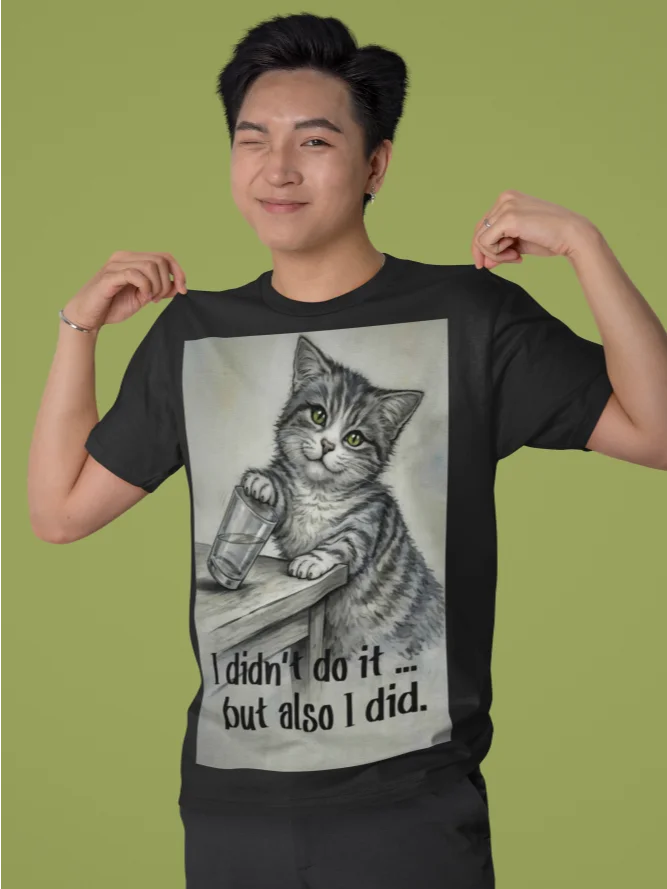 I Didn’t Do It Cat Shirt product image (4)