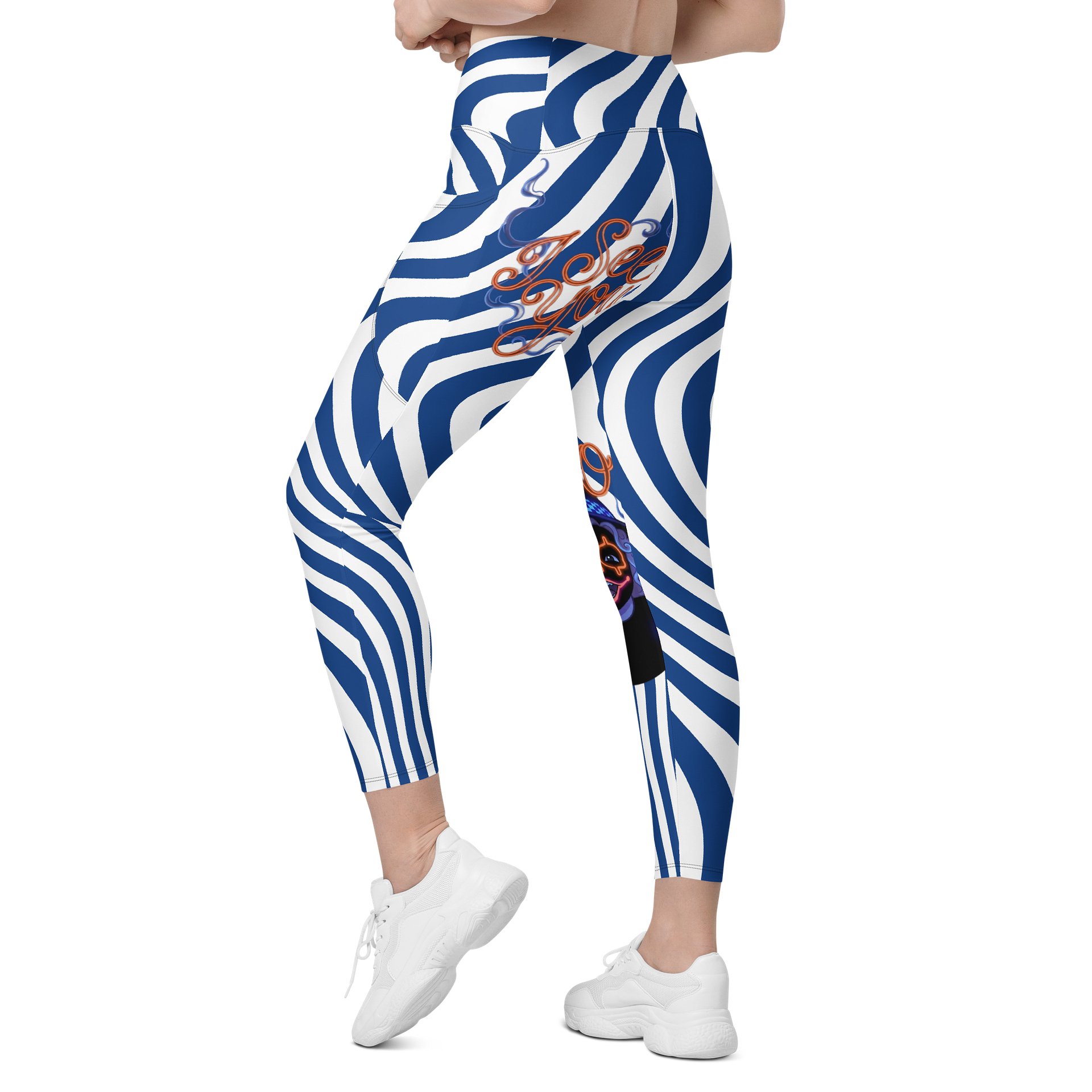Boo! I see YOU! All-Over Leggings with Pockets product image (6)