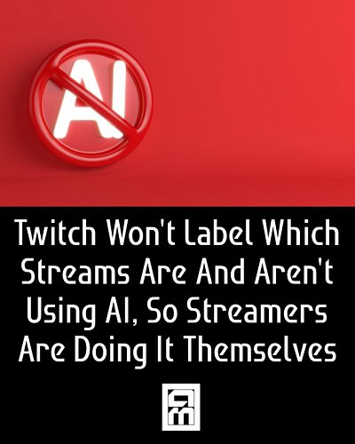 Yesterday, Twitch announced that Amazon is going to be training AI models on Twitch streams, VODs, and chats, with users forc...