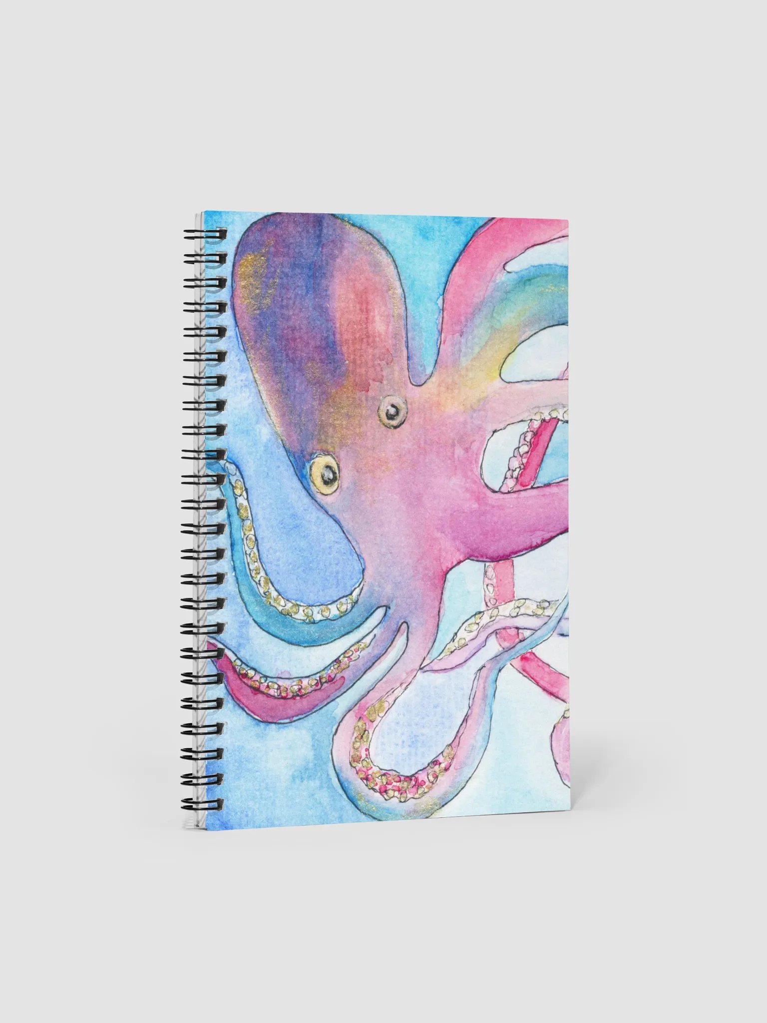 Rainbow Octopus Blank Journal product image (4)