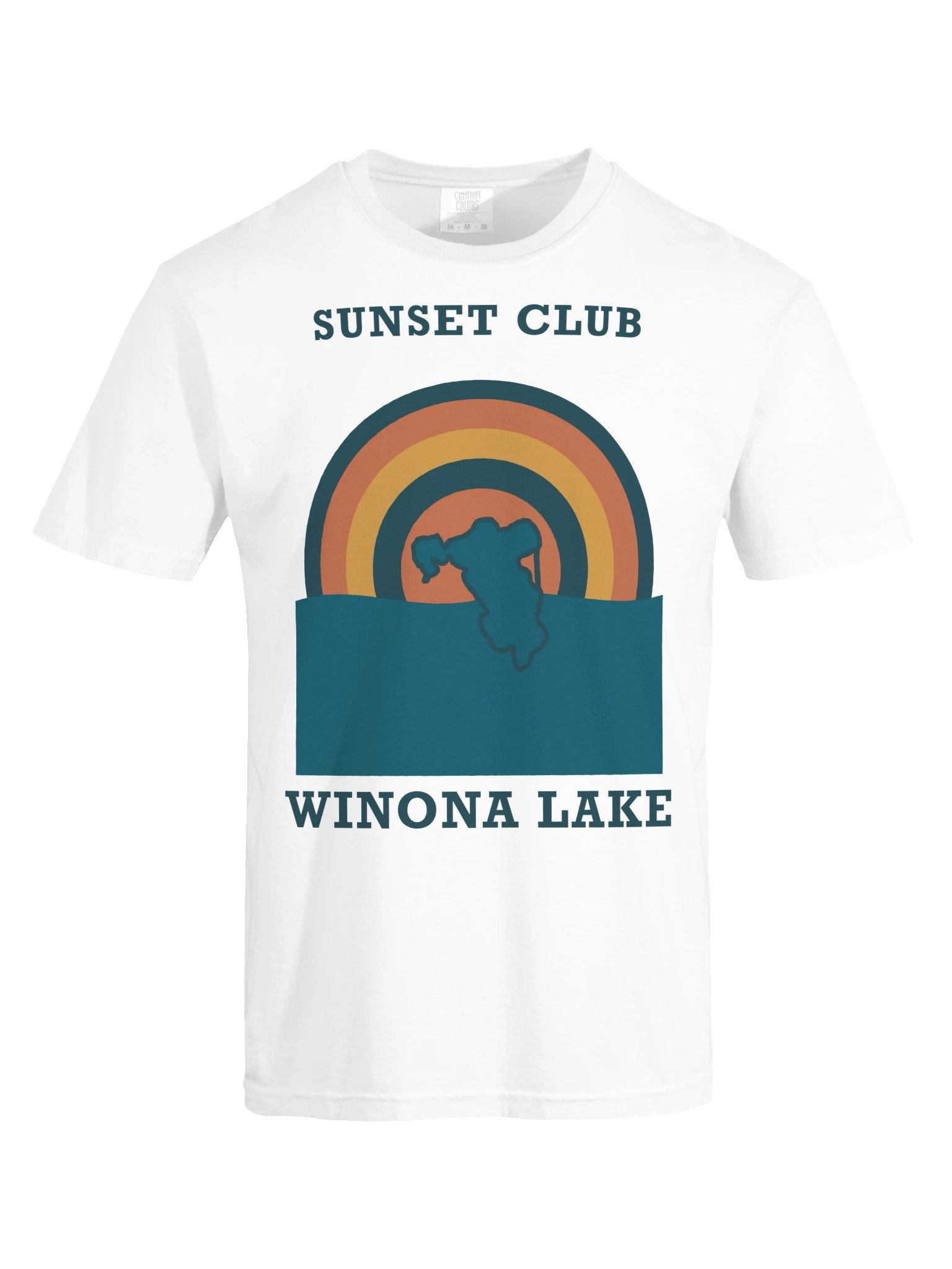 Sunset Club Comfort Colors Tee — Sunwashed product image (41)