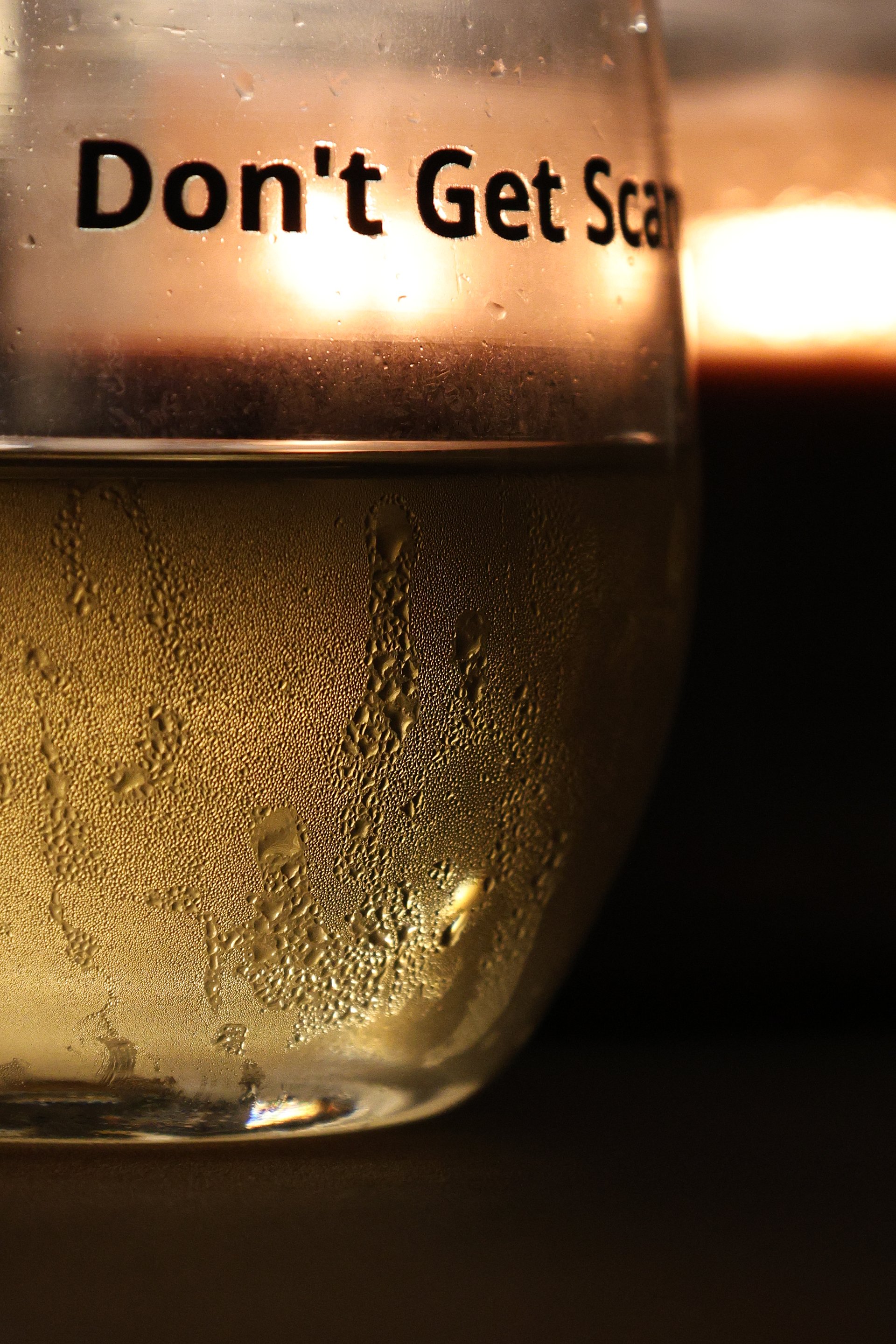 Don't Get Scammed! - Stemless Wine Glass product image (3)