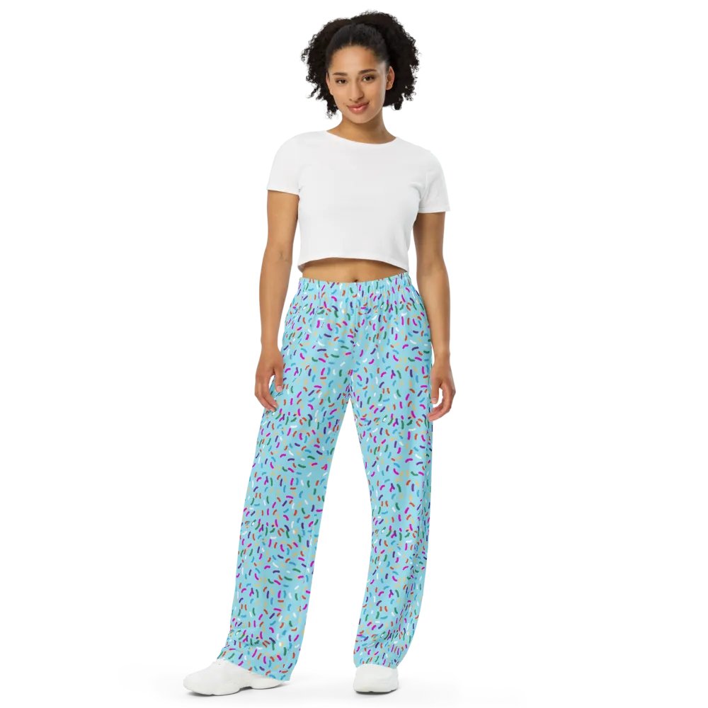 Blue Sprinkle Wide Pant product image (9)
