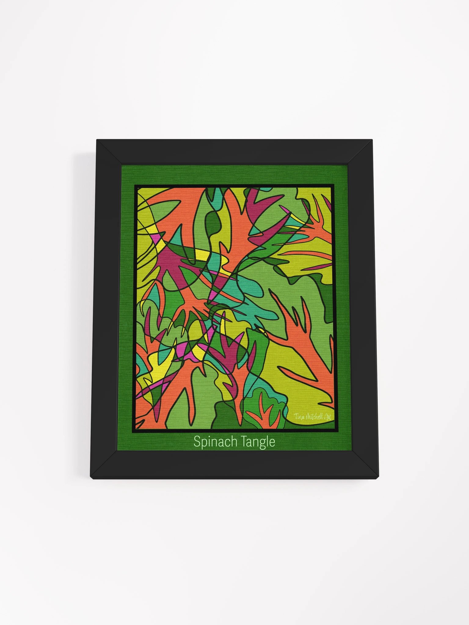 Spinach Tangle – Framed Art Poster product image (2)