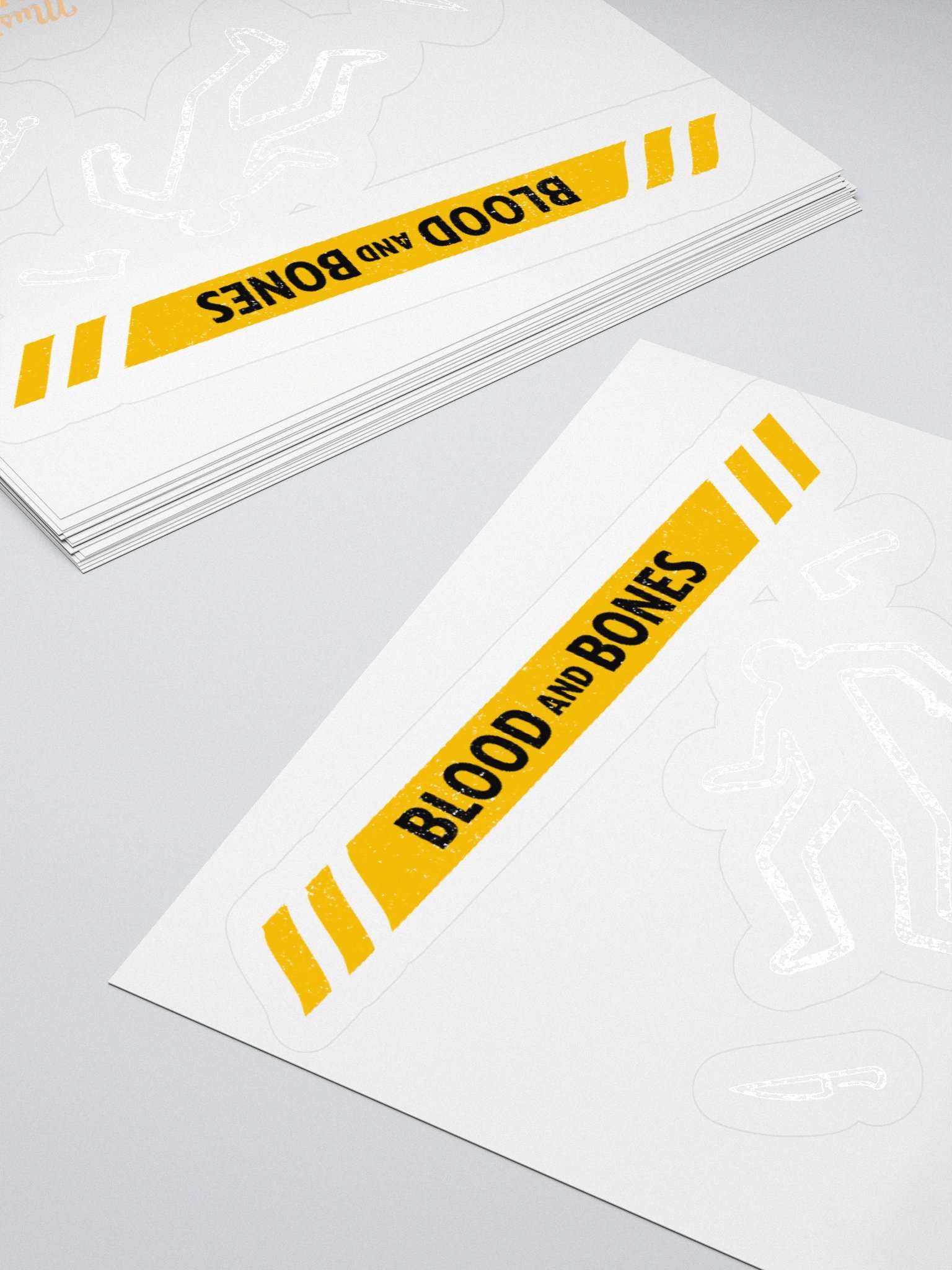 Blood and Bones Kiss Cut Stickers product image (4)