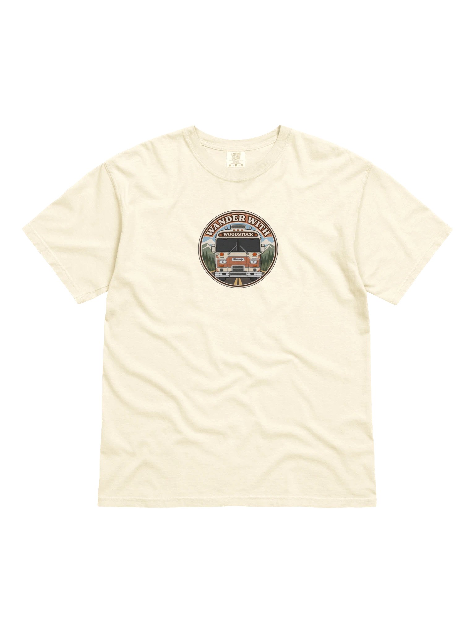 Woodstock Road Club Tee · Comfort Colors — Front & Center — Dark Windshield product image (22)