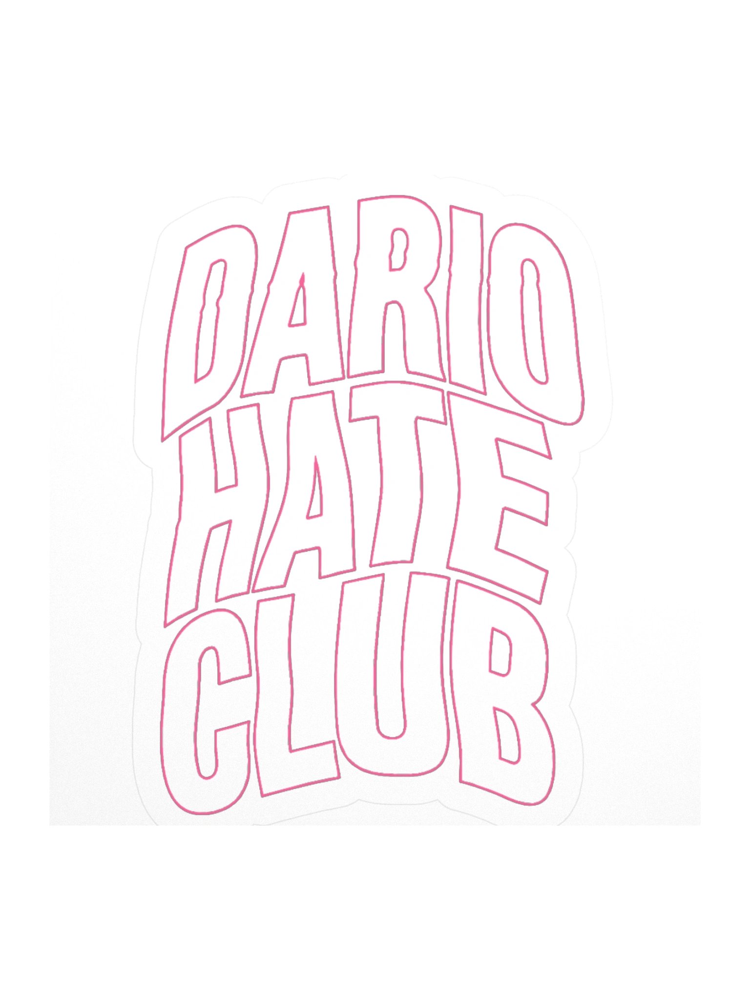 Dario Hate Club Sticker product image (1)