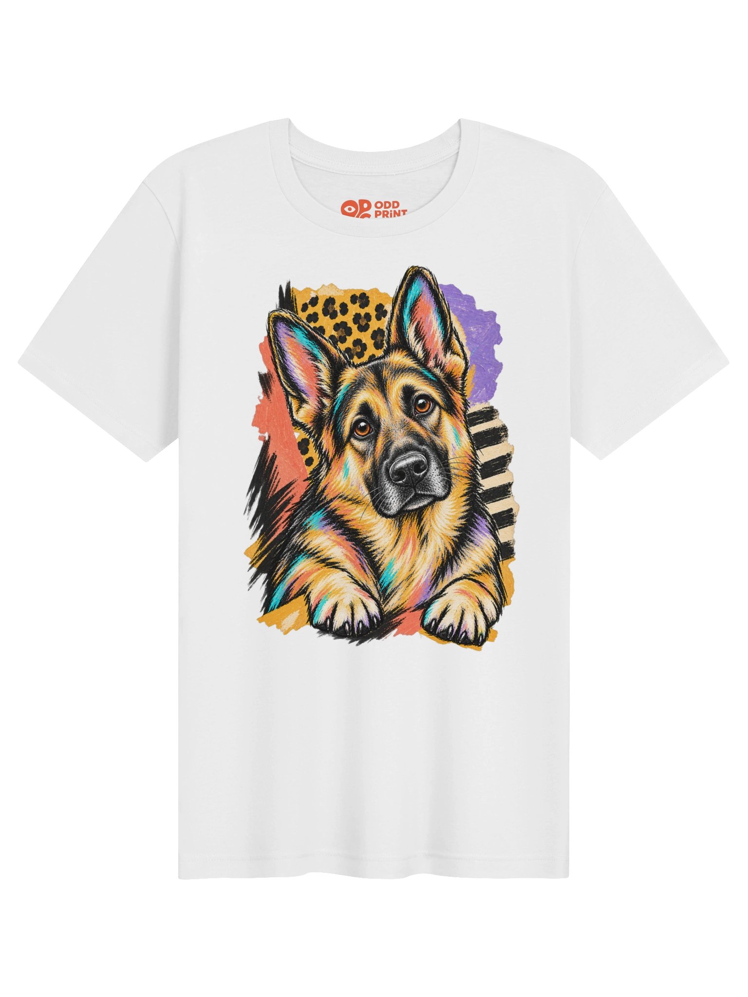 German Shepherd Sketch Art T-Shirt product image (2)