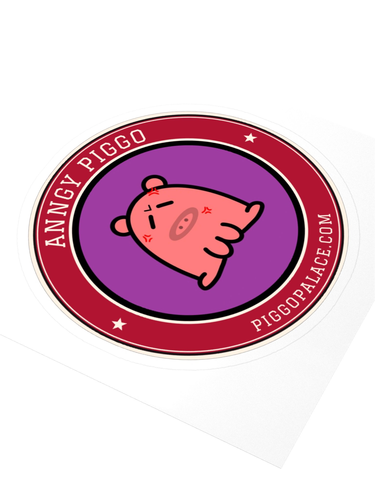 Anngy Piggo Varsity Sticker product image (7)
