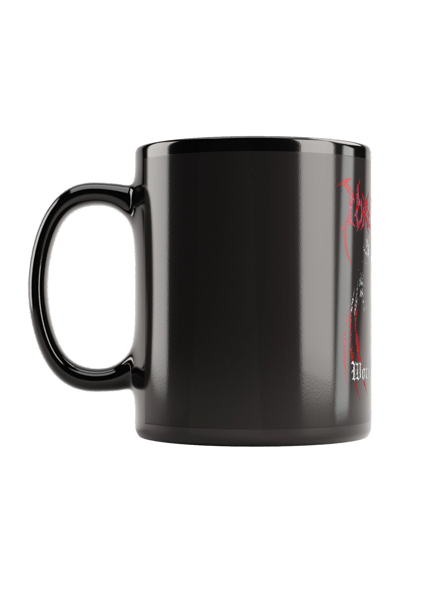 WORLD DESTROYER BLACK CERAMIC MUG product image (3)
