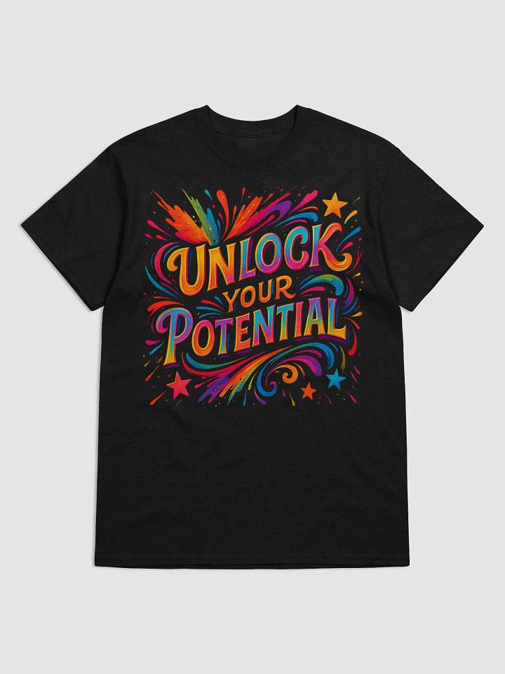Unlock Your Potential – Bright Motivational Graphic Tee product image (4)