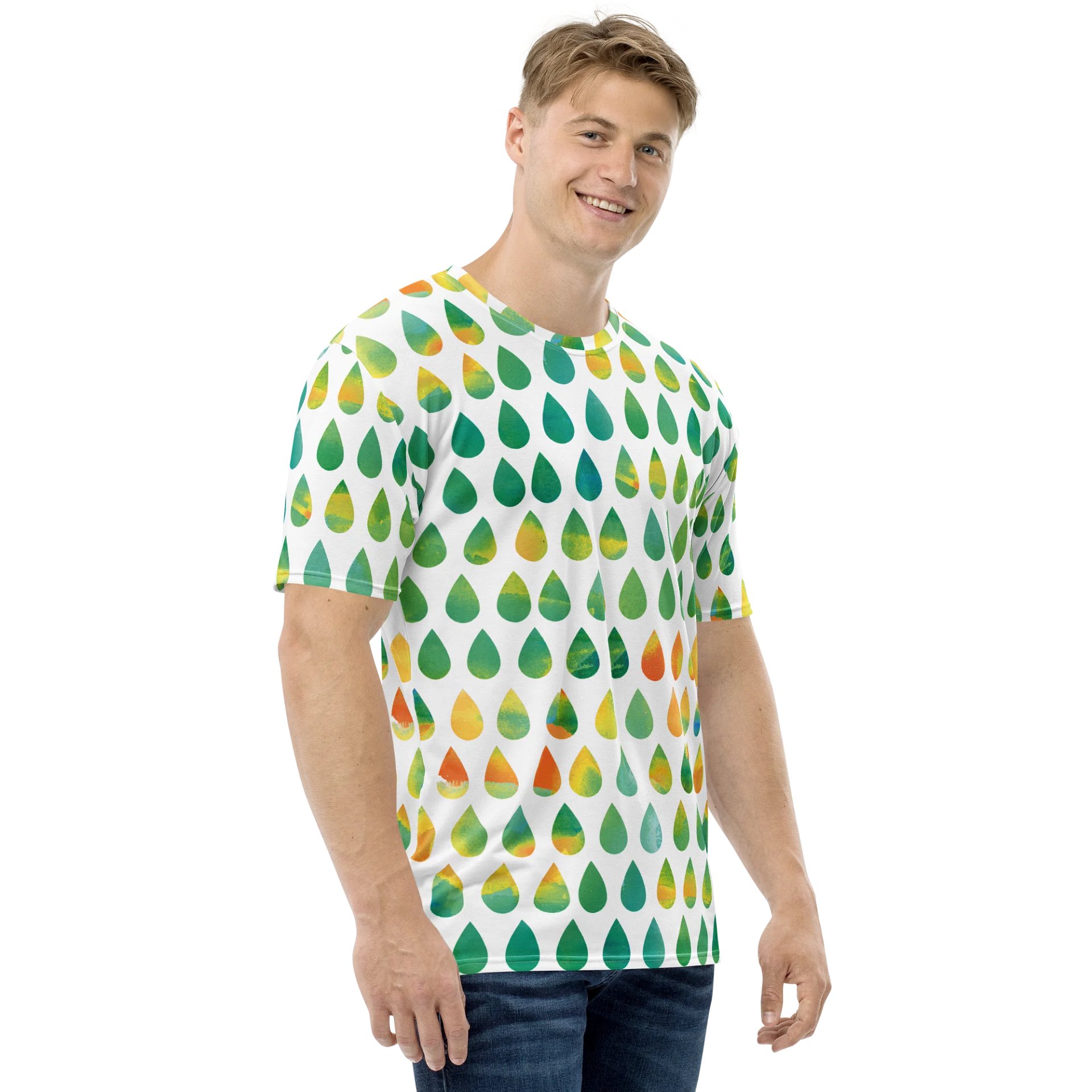 The rain all over print graphic t-shirt product image (1)