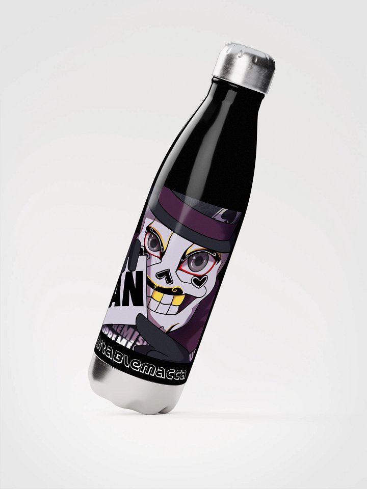 Macca's Ban Emoji on steel water bottle product image (2)