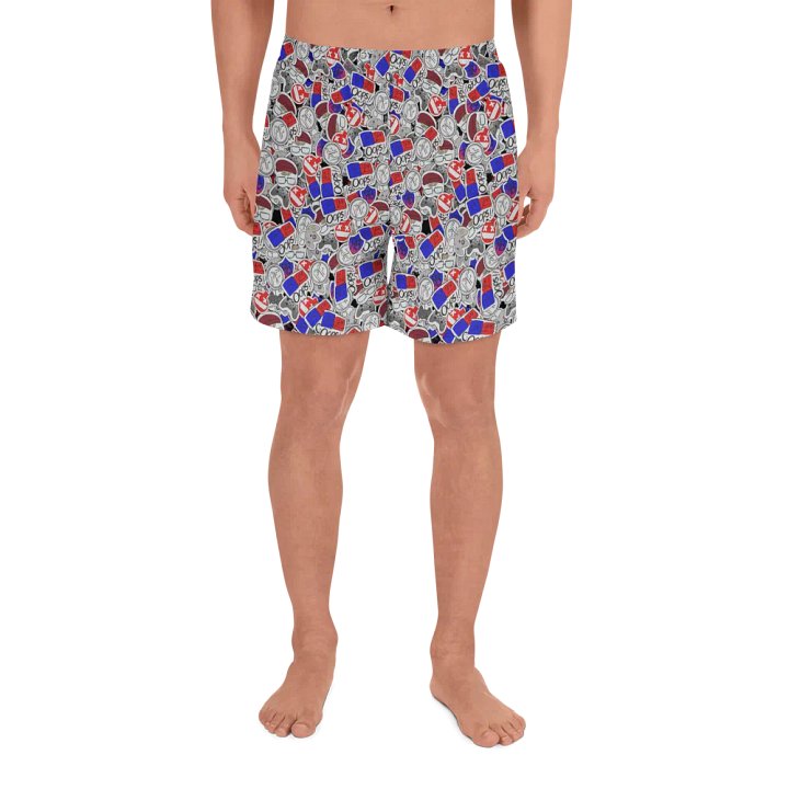 Sticker-Bomb Athletic Shorts product image (2)