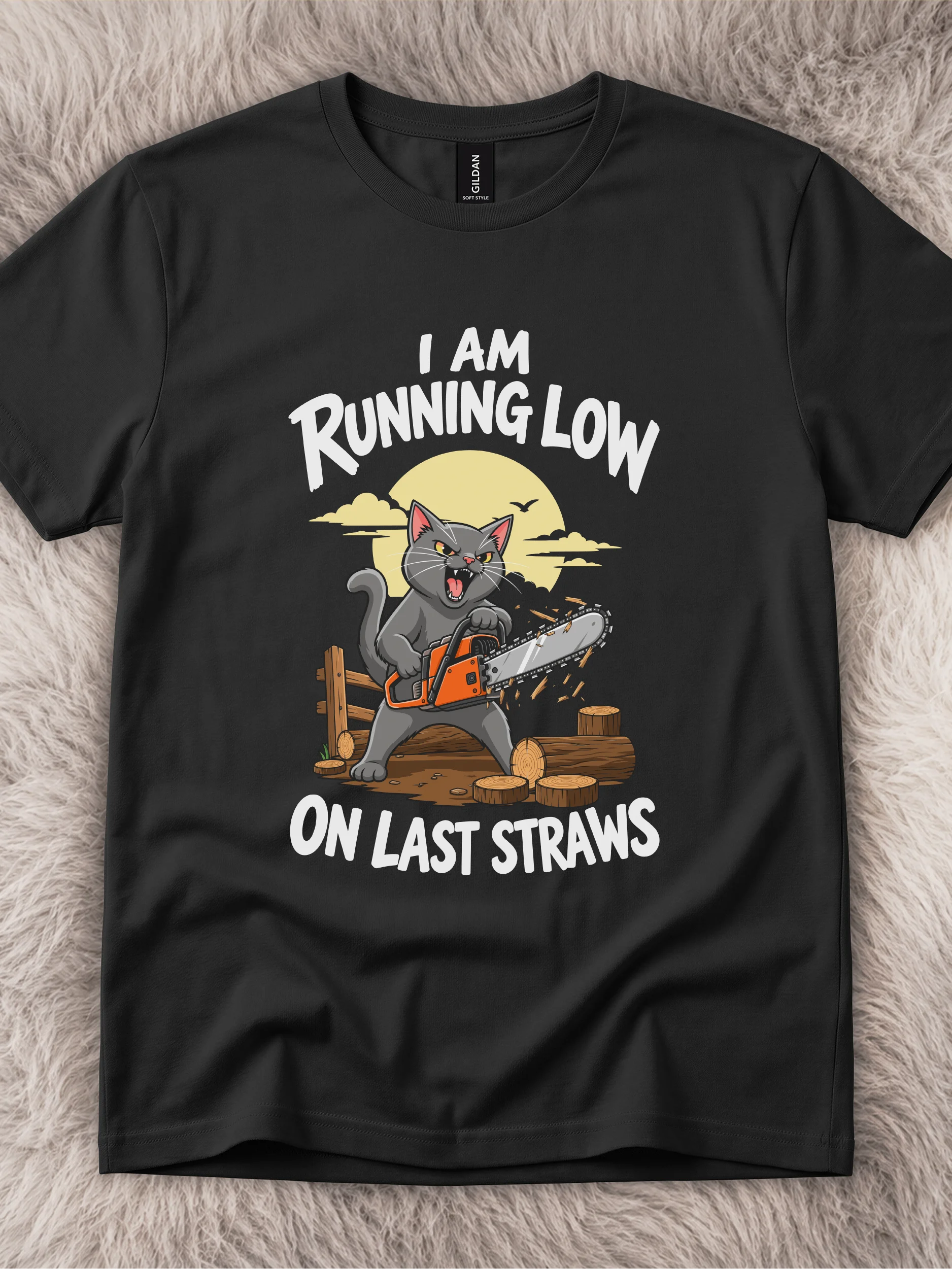 I Am Running Low On Last Straw Tee product image (41)