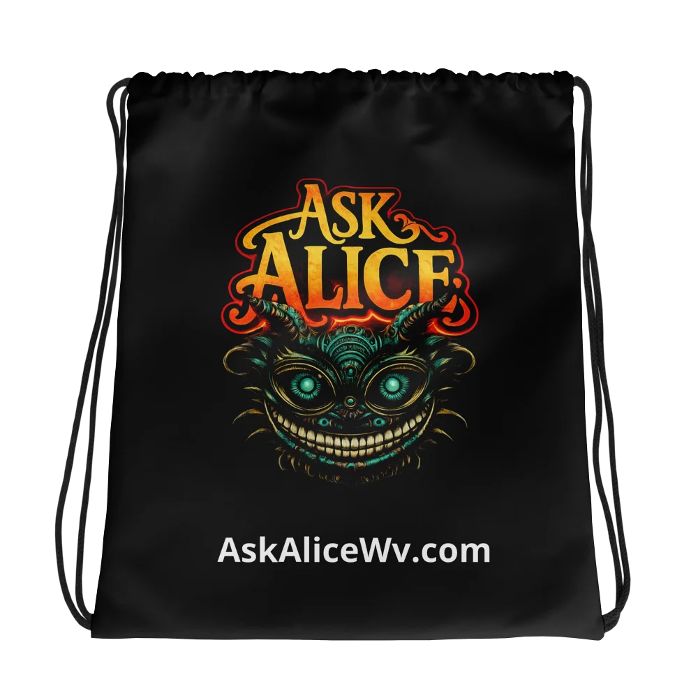 Ask Alice Draw-String Bag product image (1)