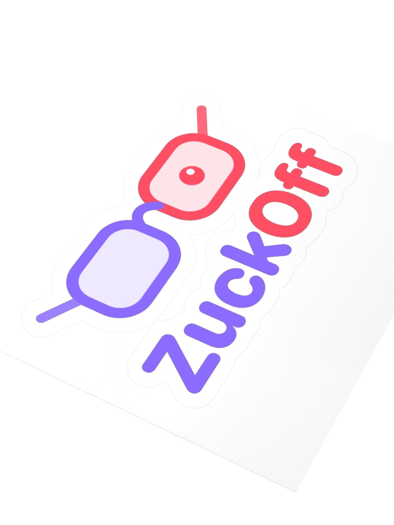 ZuckOff Logo Sticker product image (7)