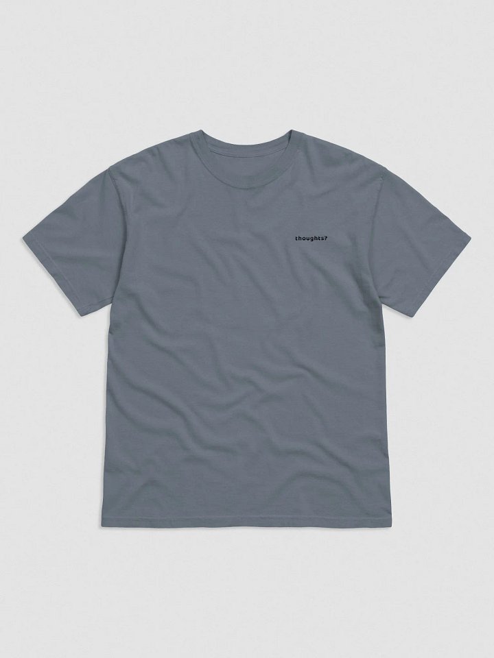 Thoughts T-Shirt Black Thread product image (1)