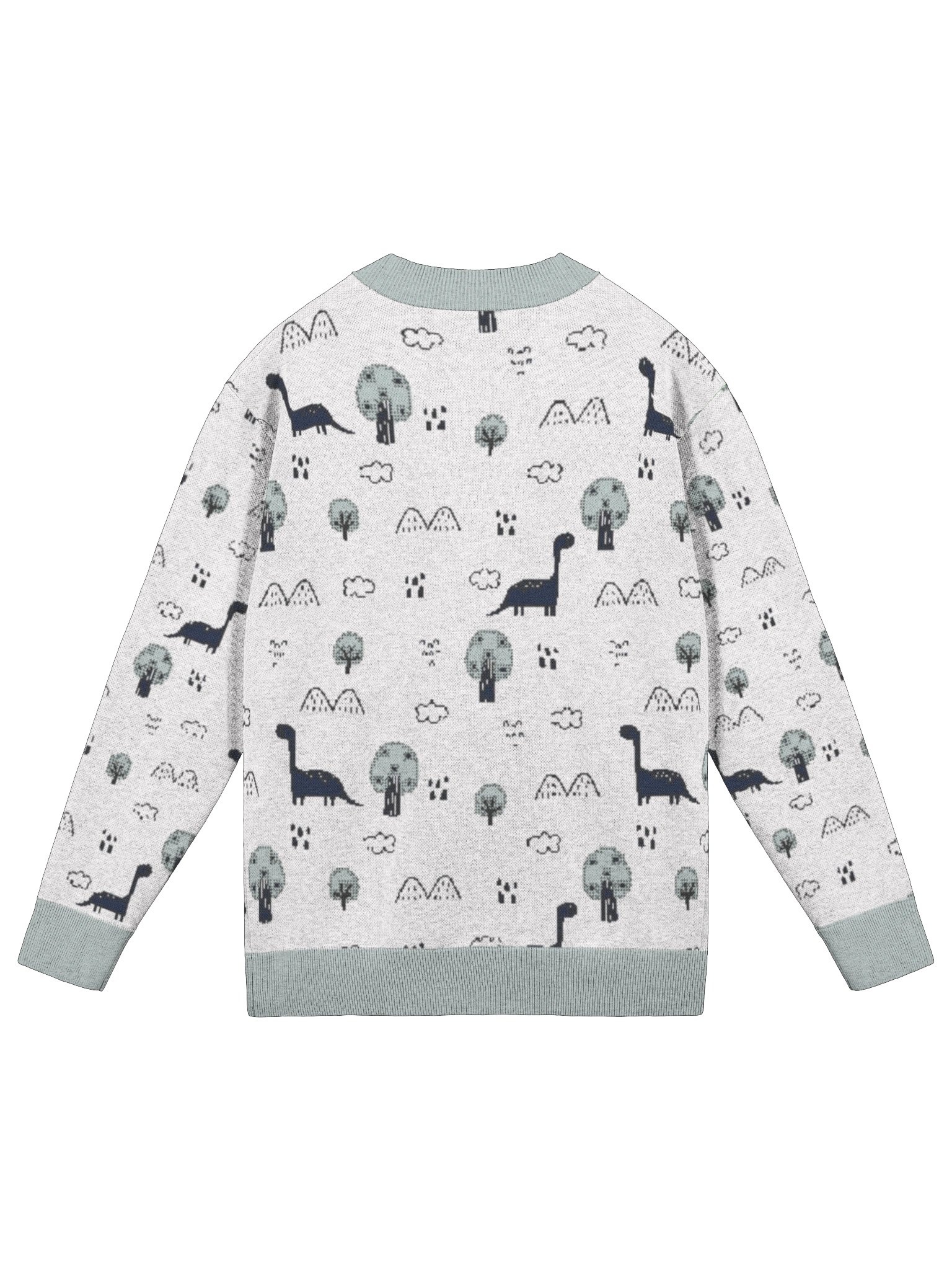 Dinosaur Themed Knitted Cardigan product image (8)