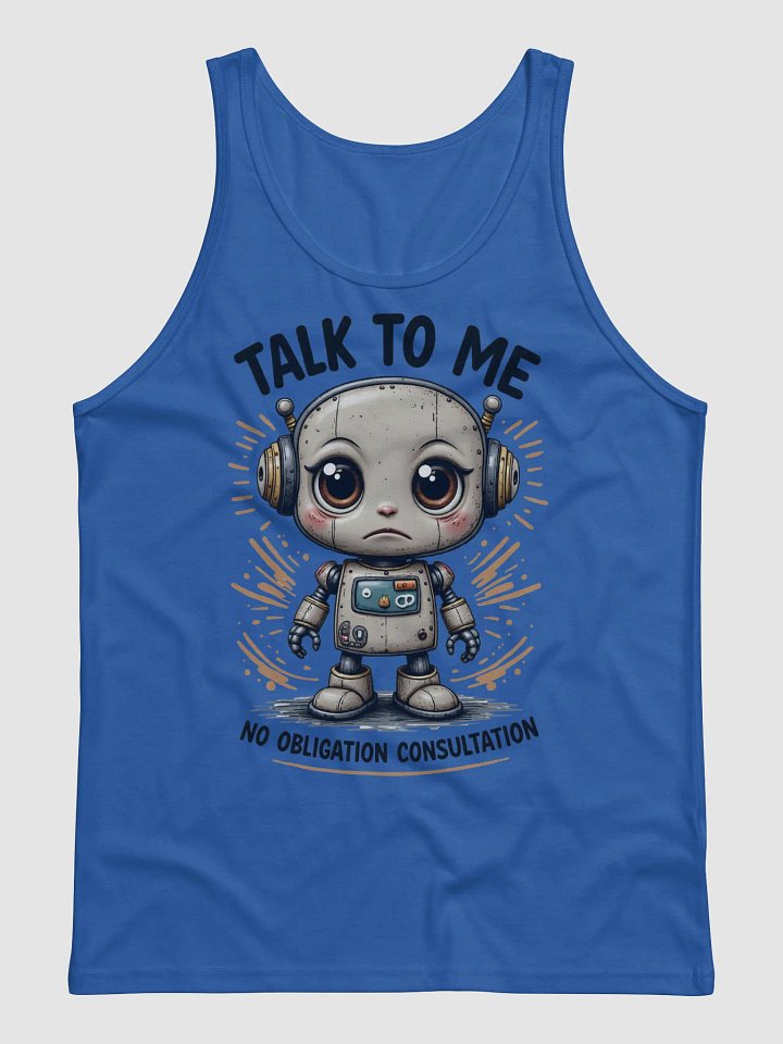 Sad Lonely Robot Melancholy Consultation Tank product image (4)