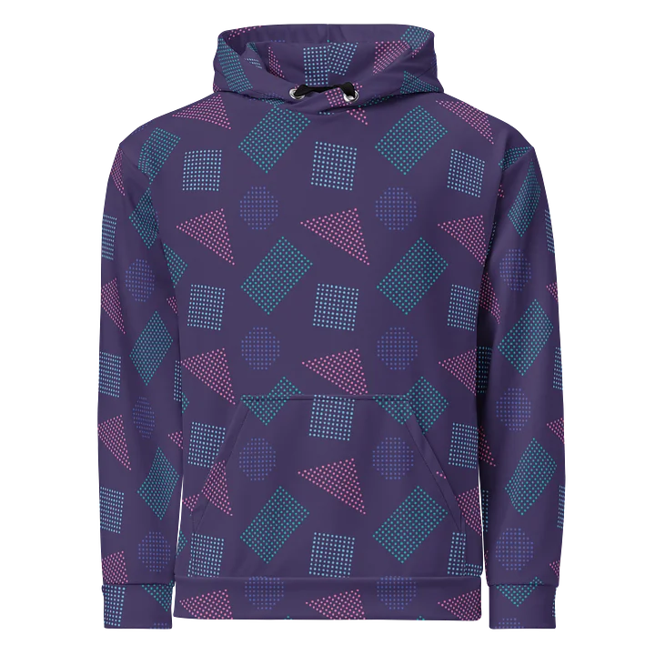 Comfortable Cotton Hoodie with Colorful Geometric product image (1)