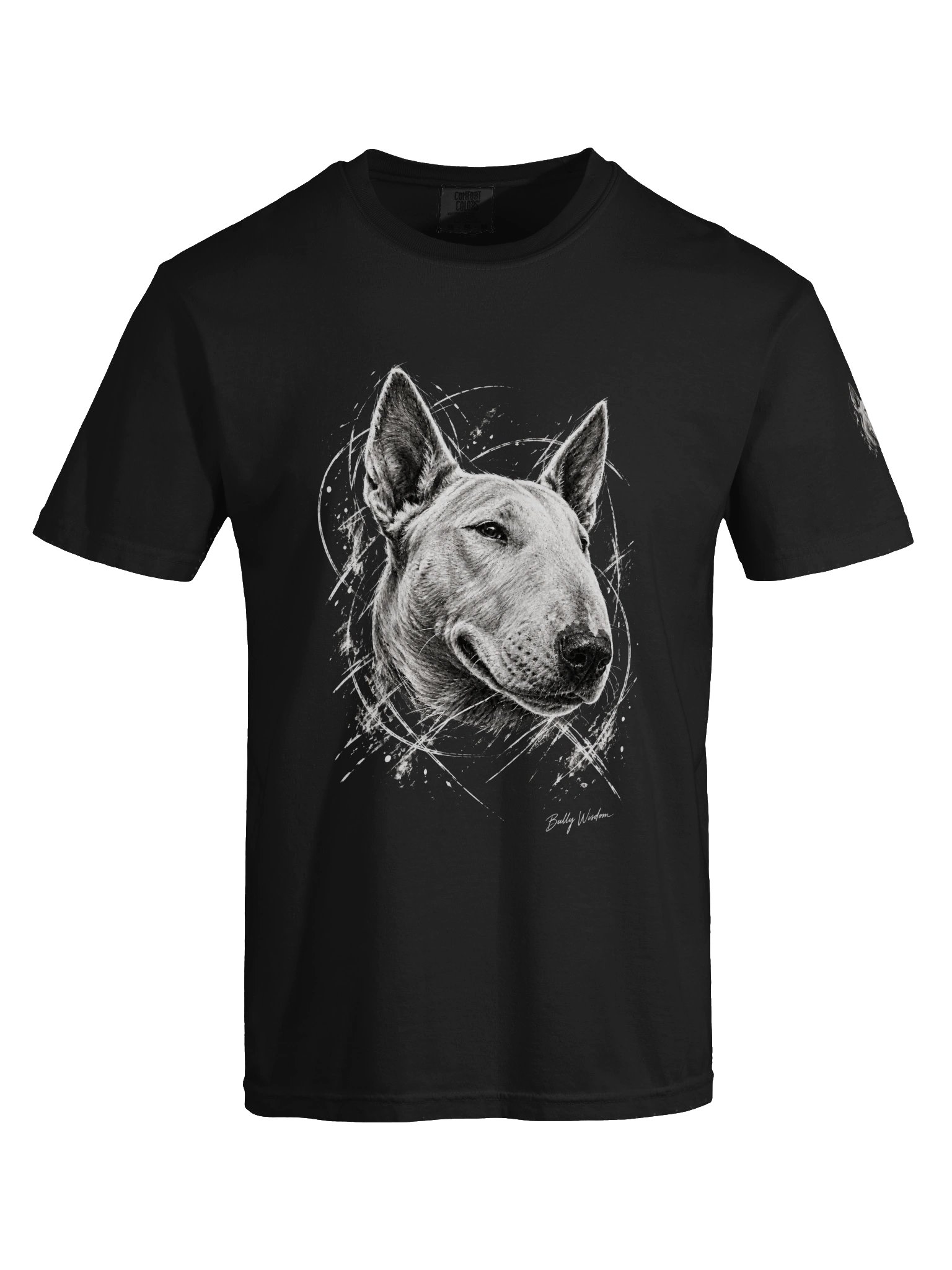 Bull Terrier Chalk Portrait Tee product image (9)