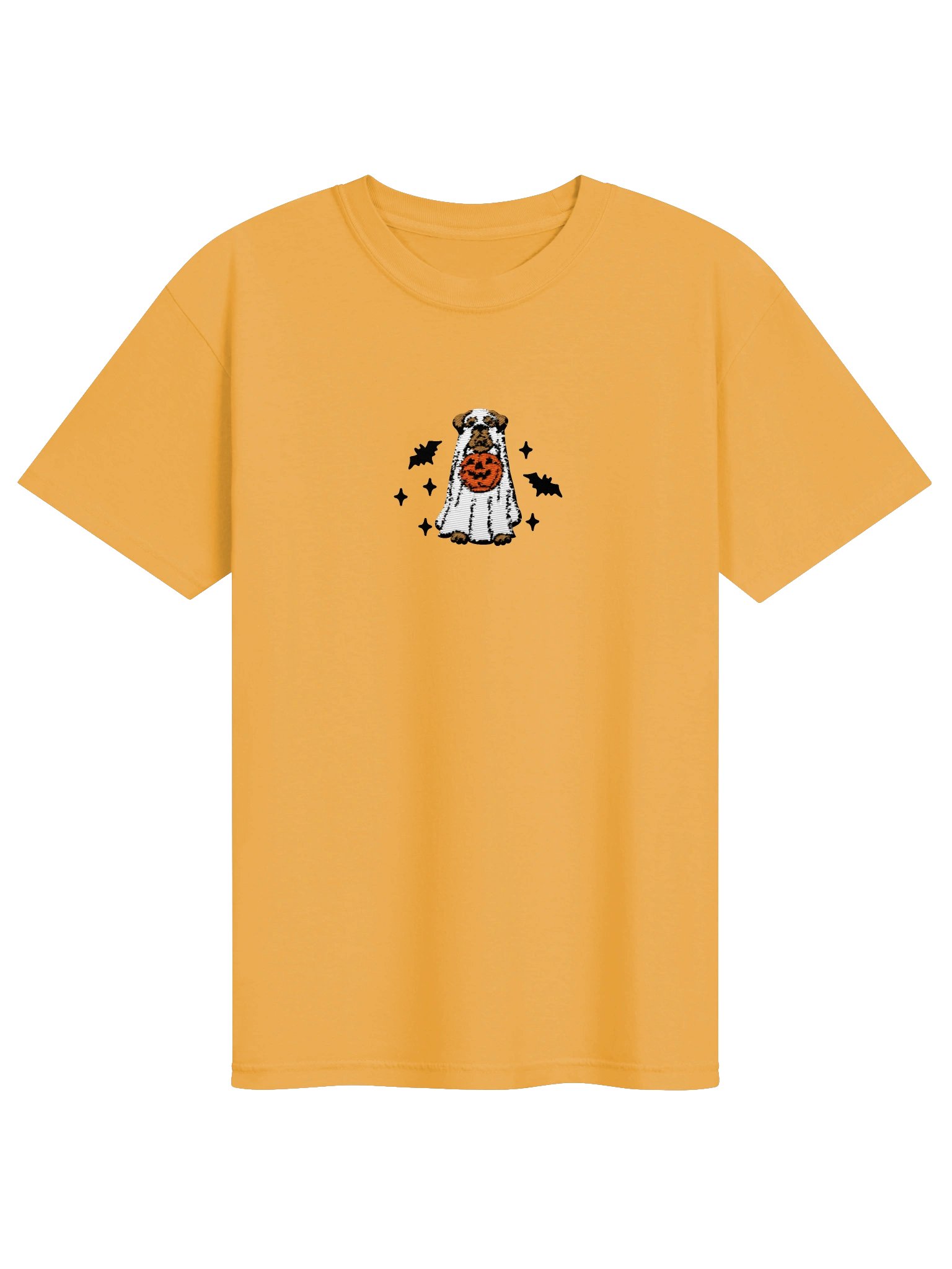 Halloween Bullmastiff(Tan) Embroidered T-Shirt product image (33)