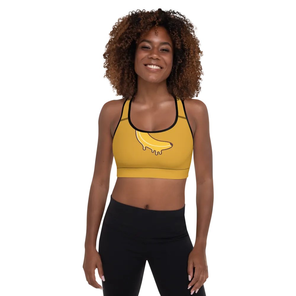 Dripping Banana All-Over Sports Bra product image (7)
