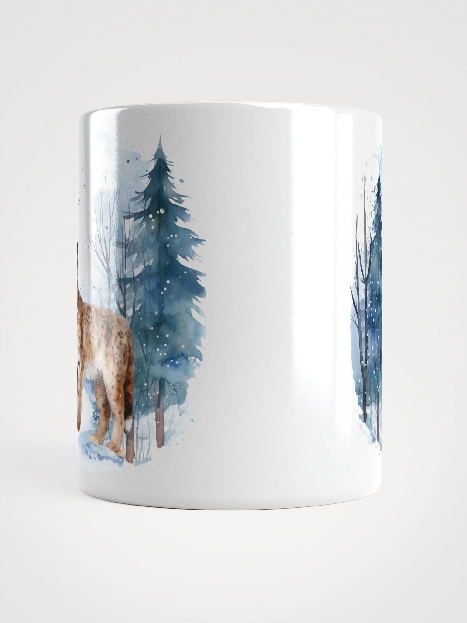 Lynx Snowfall In The Forest Mug product image (5)
