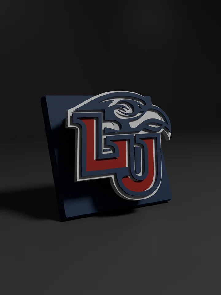 Liberty University Flames 3D Printed Floating Logo Sign (Digital File Only) product image (1)