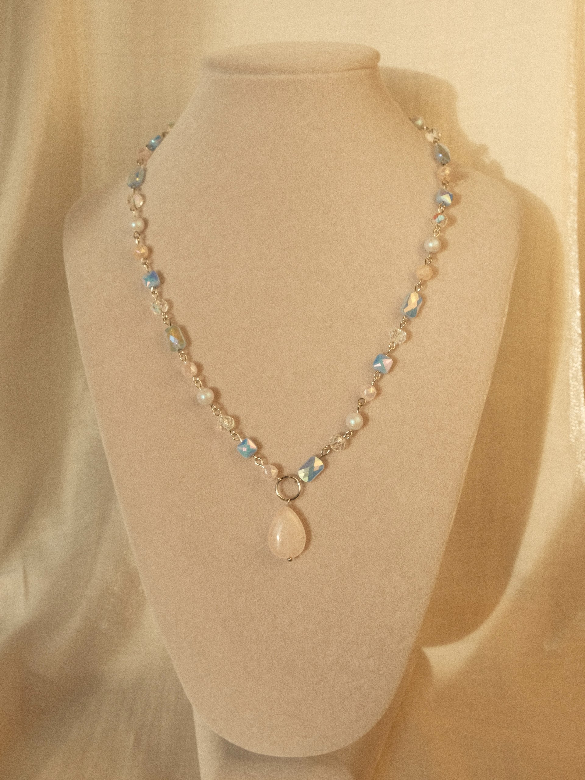 Rose Quartz Pastel Necklace product image (3)