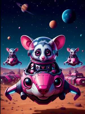 Blossom the Cyborg Possum: Music Video 3 #possum #cartoon #musicvideo #animation #robot 