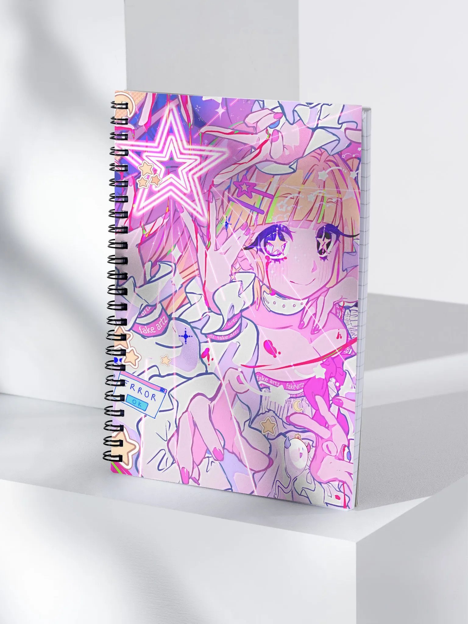 Fake Artz Princess Error x Smile Kitten Notepad product image (4)