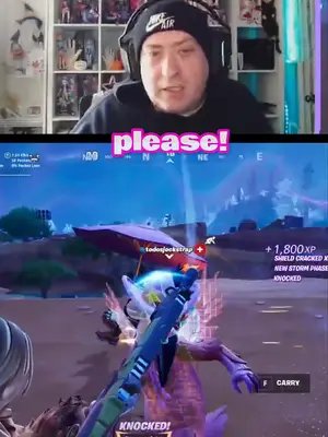 Me begging my shotgun like Sabrina Carpenter: “Please, please, please don't prove them right.” 😭🙏 But honestly? The clutch was real, the crown is ours, and the laugh at the end tells you everything you need to know. 💅🏆 ​#Fortnite #VictoryRoyale #FortniteClips #Gaymer #TwitchStreamer 