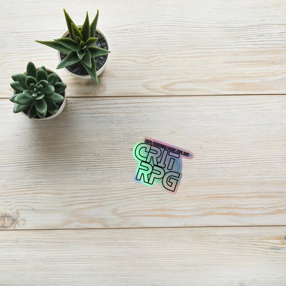 CritRPG Holo Sticker! product image (10)