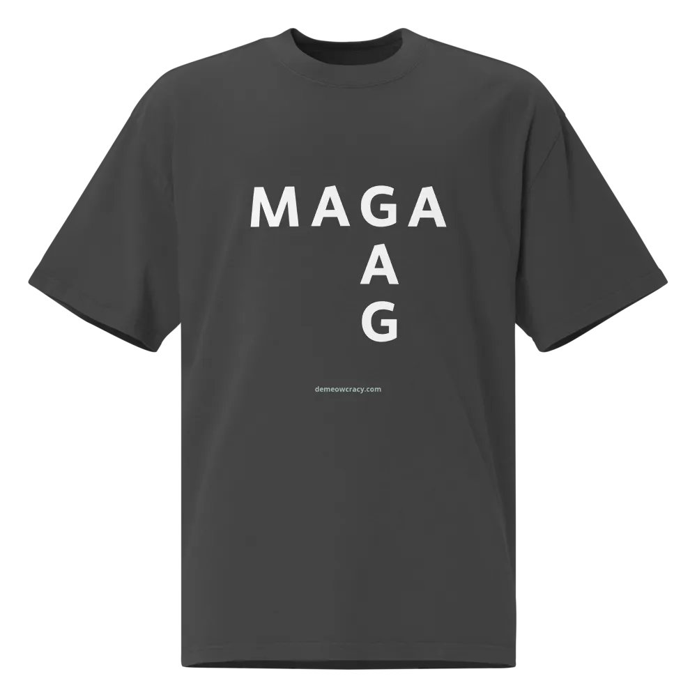 MAGA GAG Oversized Faded Tee product image (9)