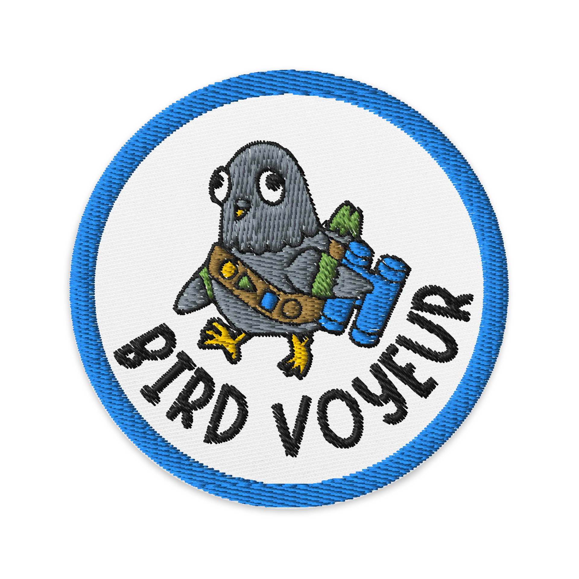 Trash Scouts GARBADGE: Bird Voyeur - Embroidered Badge product image (1)
