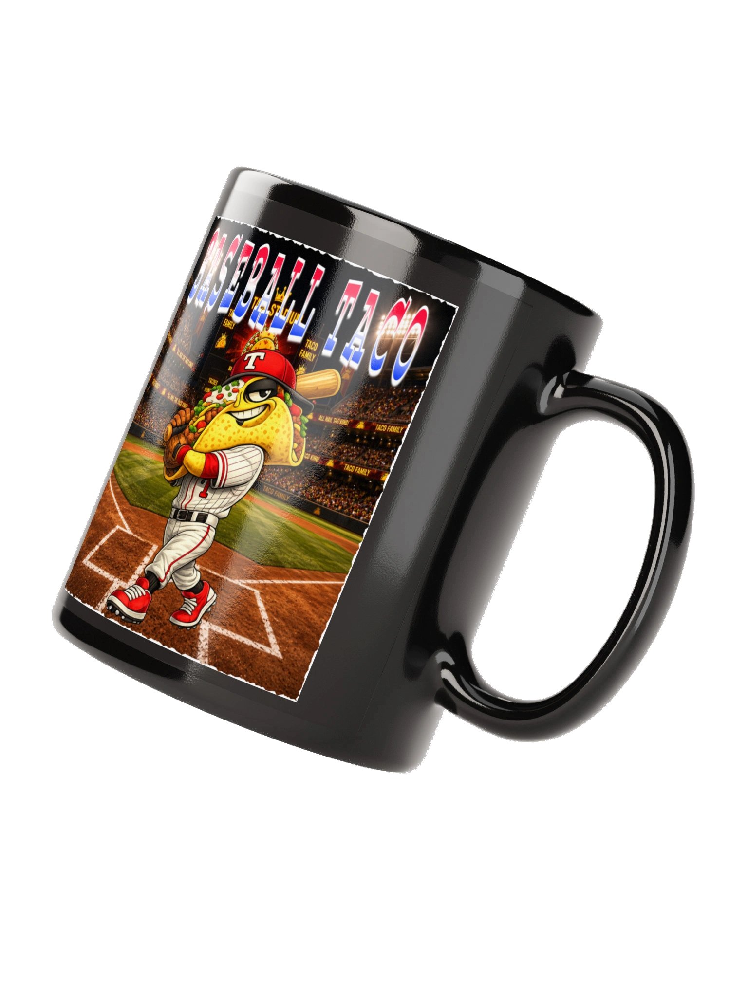 Baseball Taco Cartoon Mug - The Taco Family product image (7)